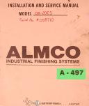 Almco-ALMCO 25F-48B, Finishing Machine, Installation Maintenance and Parts Manual 1983-25F-25F-48B-48B-01